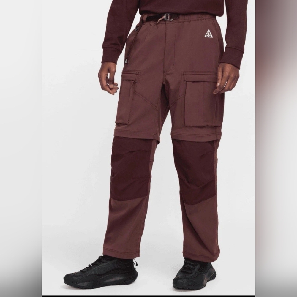 Nike ACG "Smith Summit" Burgundy  Cargo Pants.